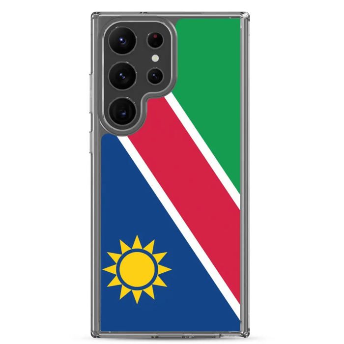 Handyhülle – Samsung – Galaxy S23 – Drapeau Namibie – Souple – Mehrfarbig