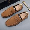 Fashion Men Casual Shoes Suede Luxury Brand Soft Loafers Male Lazy Shoes Breathable Comfort Slip-on Mens Driving Shoes Moccasins