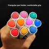 12/18/24/36/48/60 Colors Soft Head Acrylic Marker Brush Tip for Rock Painting Wood Fabric Crafts Making Graffiti School Supplies