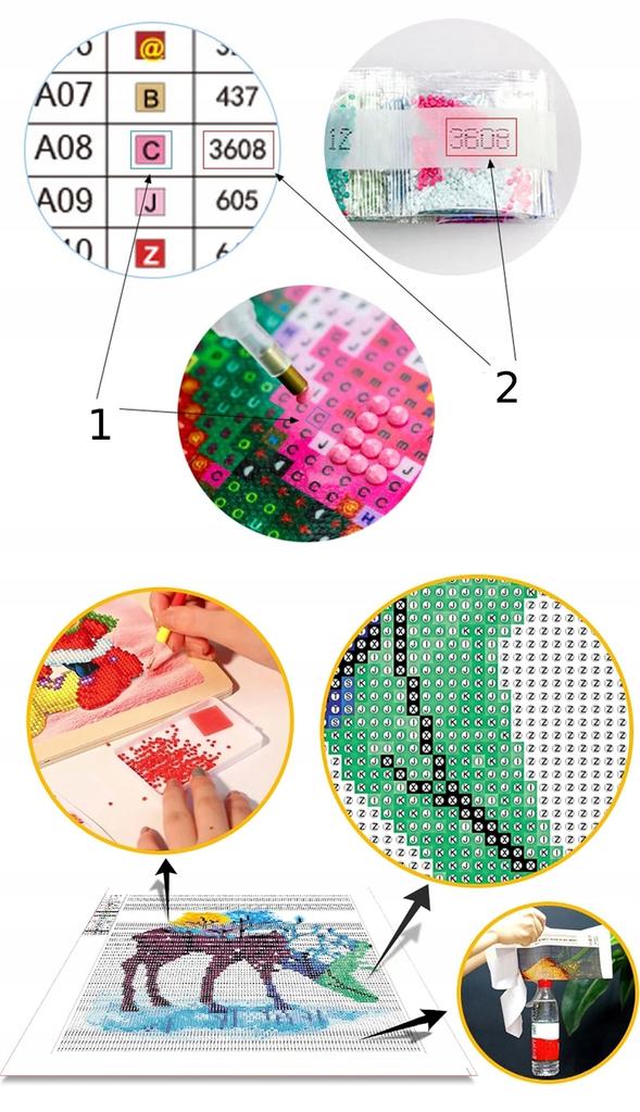 5D Diamond Embroidery Set Picture Mosaic 40*60Cm