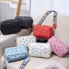 Trendy Fashion Radiant Letter Bag Camera Bag New Shoulder Strap Colorful Geometric Print