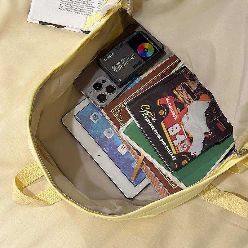 Schoolbag Campus Large Capacity Junior High School Student Backpack Transparent Zagu Ba Pain Bag 10cm Baby Bag JK School Bag Female