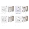 220V Mechanical Timer Swtiches Time Countdown Control Interruptor 86 Panel Timer Switches for Fan, Water Heaters, Pump