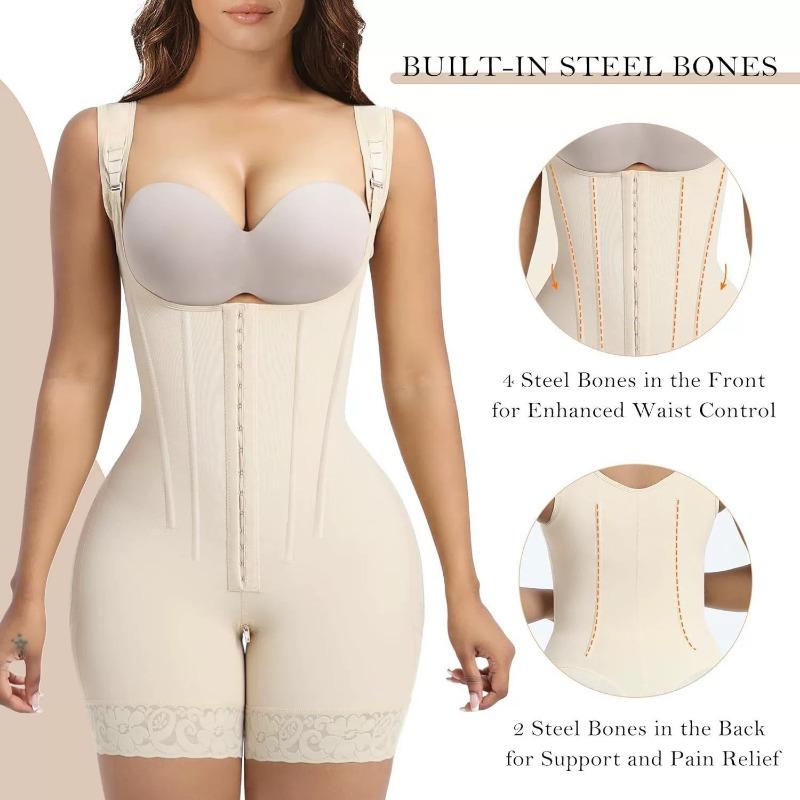 Women Plus Size One Piece Tummy Control Shapewear Waist Cincher Butt Lifter