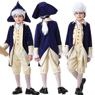 Kids Cotton Costume Independence Day Parade Halloween Cosplay Stage Performance Girls Outfit