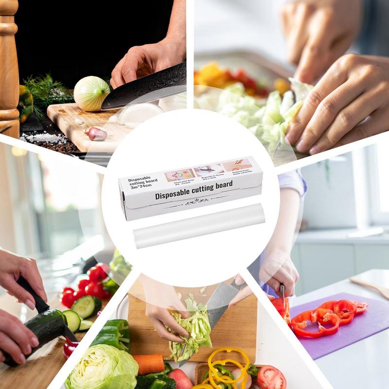 1/3PC Disposable Chopping Board Paper Mat Kitchen Plastic Cutting Board Paper Food Fruit Cutting Board Mat Camping Chopping Mats