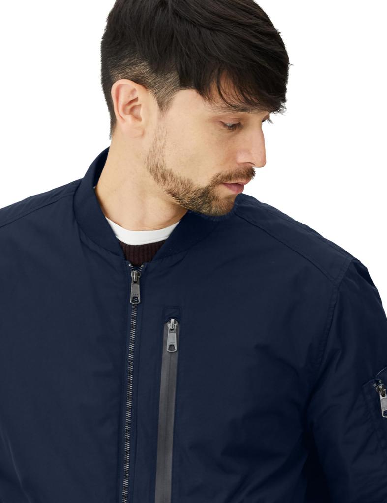 Zewnętrzna kurtka bomberka Fly Jacket z 13 kieszeniami, wodoodporna, regularny krój [Amazon Essentials], kieszenie MA-1, hydrofobowa, puchowa, męska, granatowa, LL,
