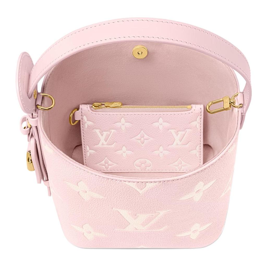 Louis Vuitton All In BB Calfskin Bucket Bag Handbag Women's Cherry Blossom Pink M14356