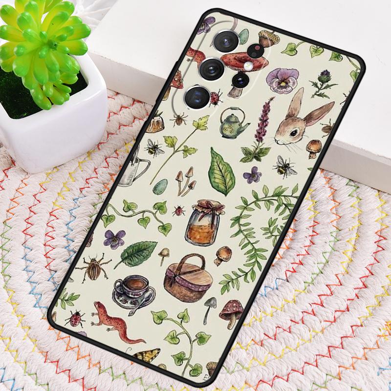 

Frog Mushroom Cottagecore Phone Case for Samsung Galaxy note 10 pro S26 Ultra S23 S24 FE S25 S21 S22 PLUS shockproof Cove Galaxy S26 Plus