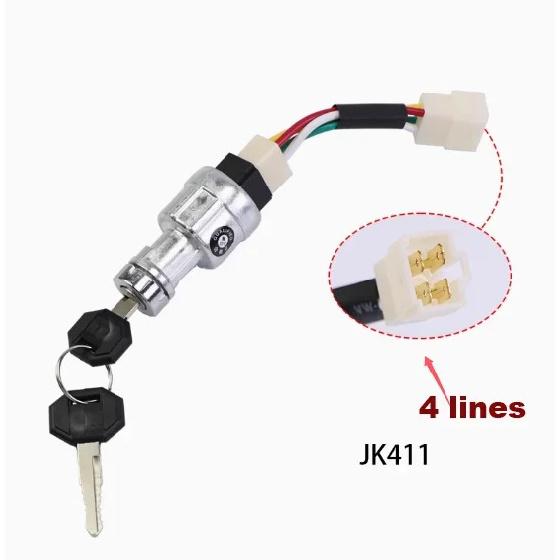 New 1pc Forklift Ignition Switch JK411 011187 Start Switch for Heli Hangcha Longgong