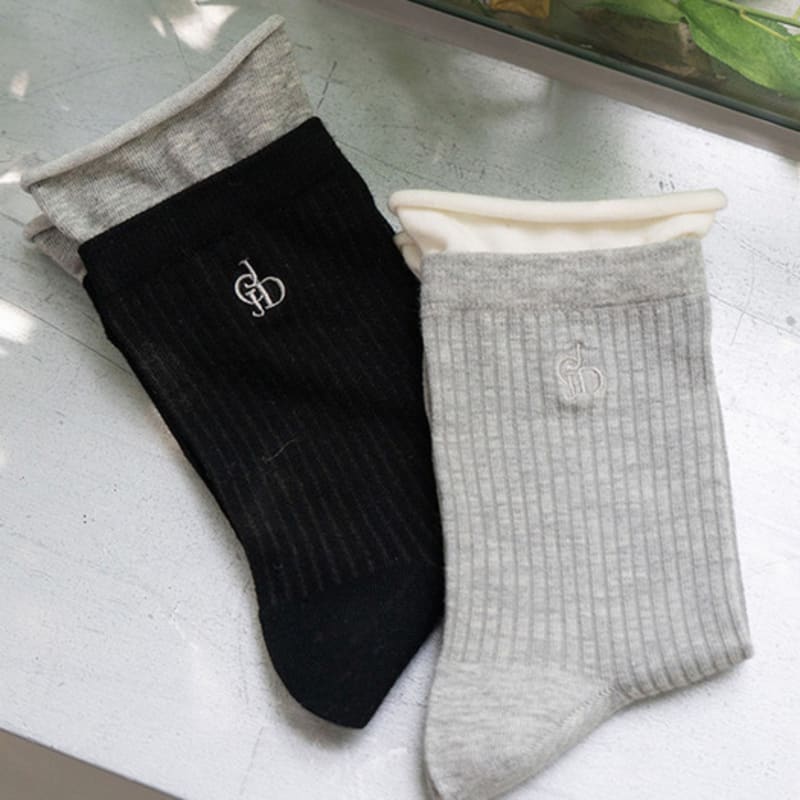 Jucy Judy Layered Socks Set JZSC000G (2PACK)