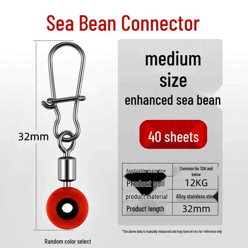 Conector Boabă de Mare în Formă de Opt pentru Pescuit la Stâncă: Ax pivotant și accesoriu plutitor glisant