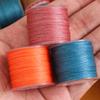 25M Dicke Gewachste Schnur Für Leder Gewachste Kordel 0,5mm Perlenfaden Für Armband Perlenstickgarn Flache Gewachste Nähschnur