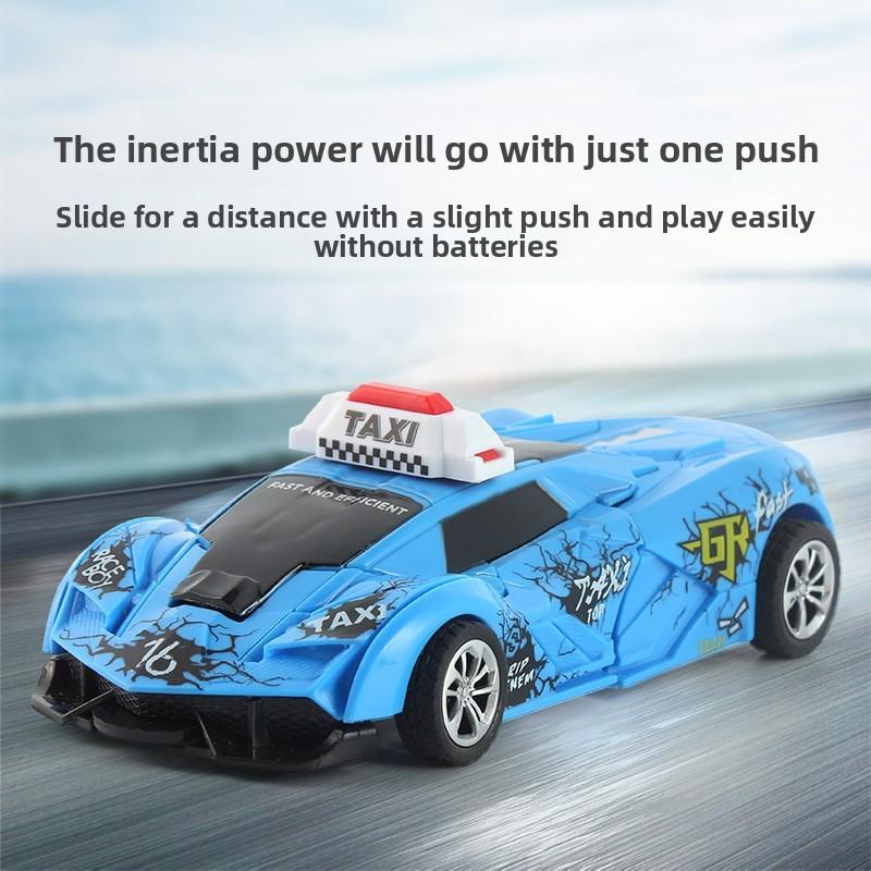 Plastic Childrens Deformation Car Toy With Inertia Drive For Early Learning And Parentchild Interaction