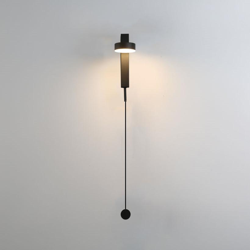 Postmodern Designer T Style Wall Light Dimmable Switch Wall Lamp Living Room Decoration Bedroom Bedside Sconce Light Fixtures