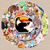 50 Animal Concert Doodle Stickers: Cartoon Instrument Designs for Water Bottles, Computers, and Phone Cases