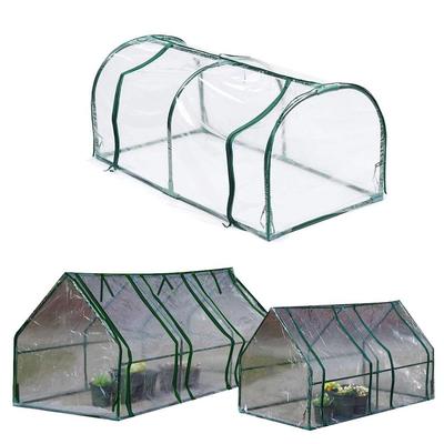 Elegant Outdoor Garden Greenhouse Flower Bed with Clear Heat Preservation Cover