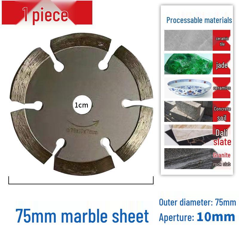 Mini 76mm (3") Angle Grinder Blade: Metal Grinding & Polishing Disc, Cutting Wheel 10mm Arbor.