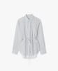 Biyul Silky Stripe Loose Fit Shirt