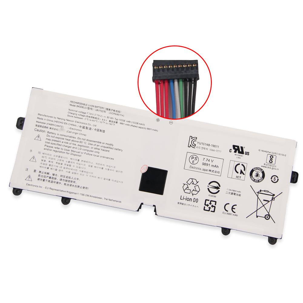 Rechargeable Lithium Battery For LG Gram 13Z990 13ZD990 LG13Z99 15Z990 15ZB990 15ZD990 LG15Z99 17Z990 17ZB990 17ZD990 LBV7227E Laptop Battery