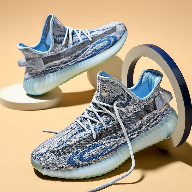 

Действительно взрывоопасные кокосовые туфли 350 Путянь мужские туфли светоотражающие летающие плетеные туфли пара мужская и женская обувь сетчатая дышащая повседневная обувь мужская 42