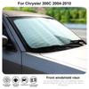 Pára-brisa do carro sombra janela sombra dobrável viseira de sol capa de carro apto para chrysler 300c 2004-2010 acessórios interiores