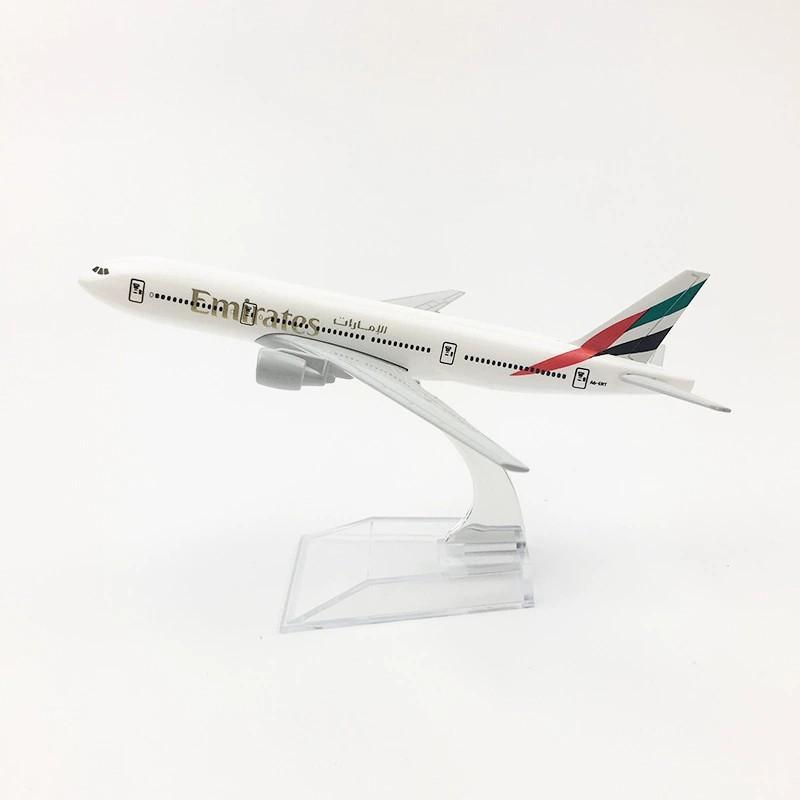 Air United Arab Emirates 777 1/400 Scale Aircraft Model B777 Diecast Metal Alloy Plane Static Airplane Home Decoration