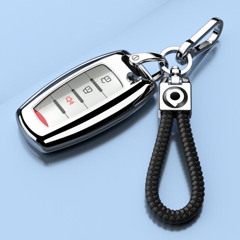 Great Wall Poer Key Case (19-24): Elite 2.4T Protective Shell with Hanging Buckle for 4WD Navigator