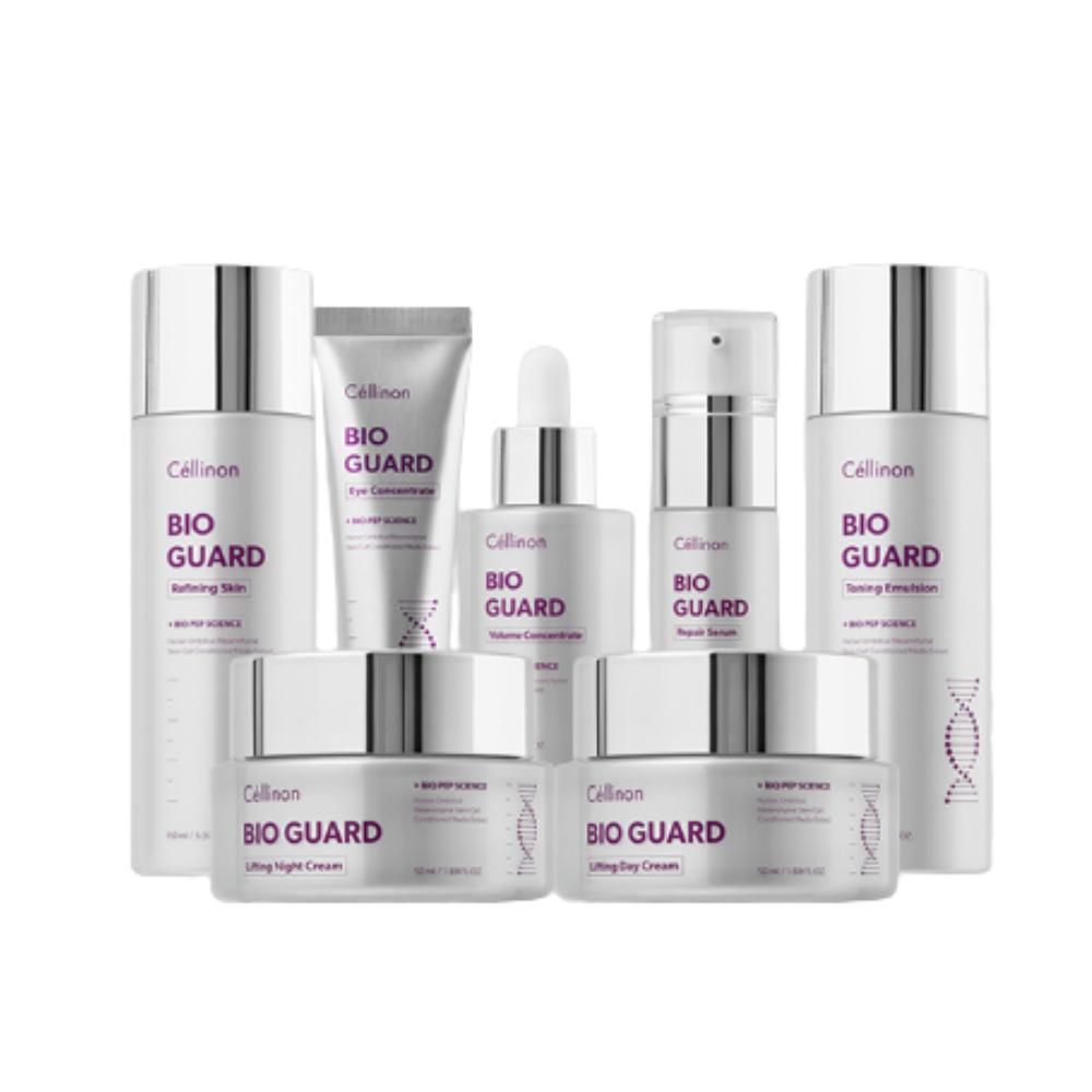 Celltrion Skincare / Celinon Bio Guard Lifting Skincare 7-elementowy Pełny Zestaw / Całościowy System Przeciwstarzeniowy / Zestaw / Z Korei