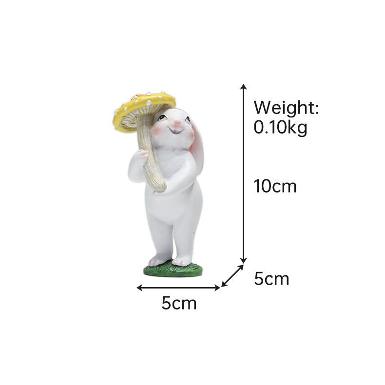 Outdoor Cute Animal Ornaments in Gardens