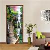 Direct Sales, Meiji Creative And Environmentally Friendly 3D Landscape Ladder Door Sticker, Refurbished Self-Adhesive Bedroom Wall Sticker