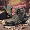 Men's Hiking Boots Waterproof Snow Boots Leather Sneakers Male Outdoor Sports Shoes Plus Size 39-47