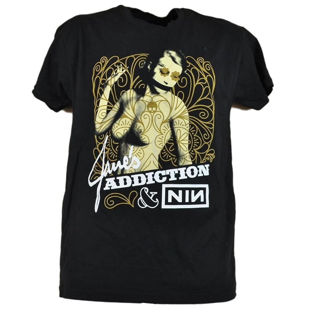 Nine Inch Nails Janes Addiction Tour 2009 Shirt Black Unisex S-5XL Unisex T-Shirt S