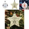 Christmas Decorations Gift Hanging Bauble Wooden The Year Of The 2020 Lockdown