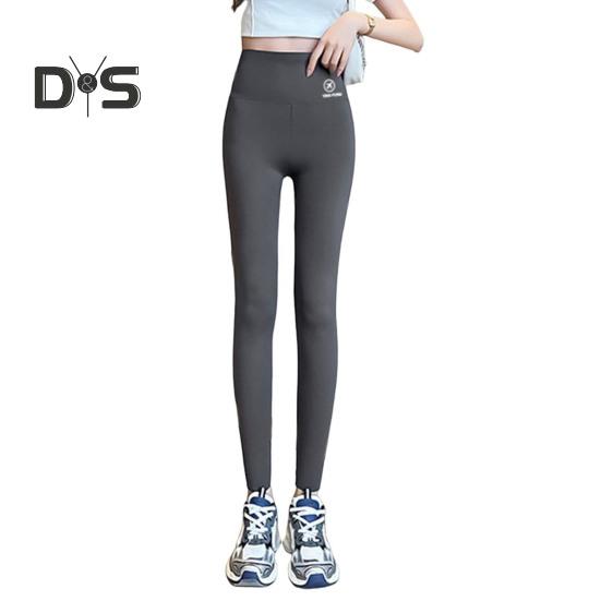 

Штани для йоги з високою талією. Жіночі легінси для йоги з принтом і поясом. Еластичні обтягуючі легінси. Легінси для йоги. M сірий