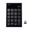 Sanwa Supply Tastatură numerică Wireless Quiet Pantograph Black NT-WL23BK