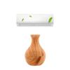Wood Grain Ultrasonic Humidifier: Large Fog, Colorful LED, Silent Aromatherapy, USB-Powered