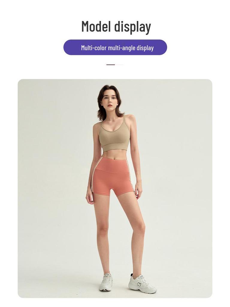 High-Waist Butt-Lifting Women's Yoga and Running Shorts