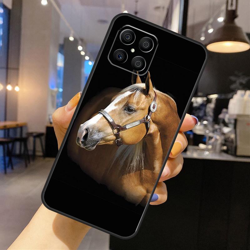 Horse Phone Case For Huawei P30 P20 P40 Lite P50 Pro P Smart 2019 Nova 5T Honor 50 X8 X9 Cover