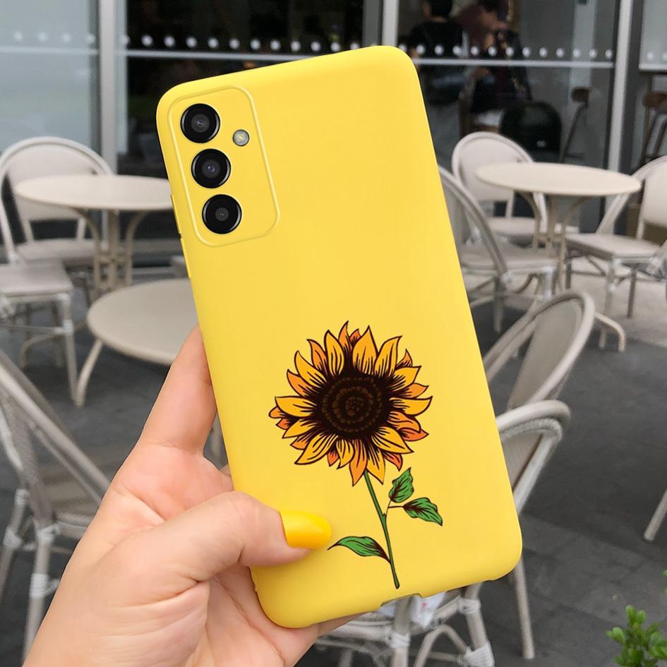 For Samsung M13 Case SM-M135F M 13 Cover Cute Cartoon Love Heart Butterfly Bumper For Samsung Galaxy M13 4G Soft Silicone Fundas