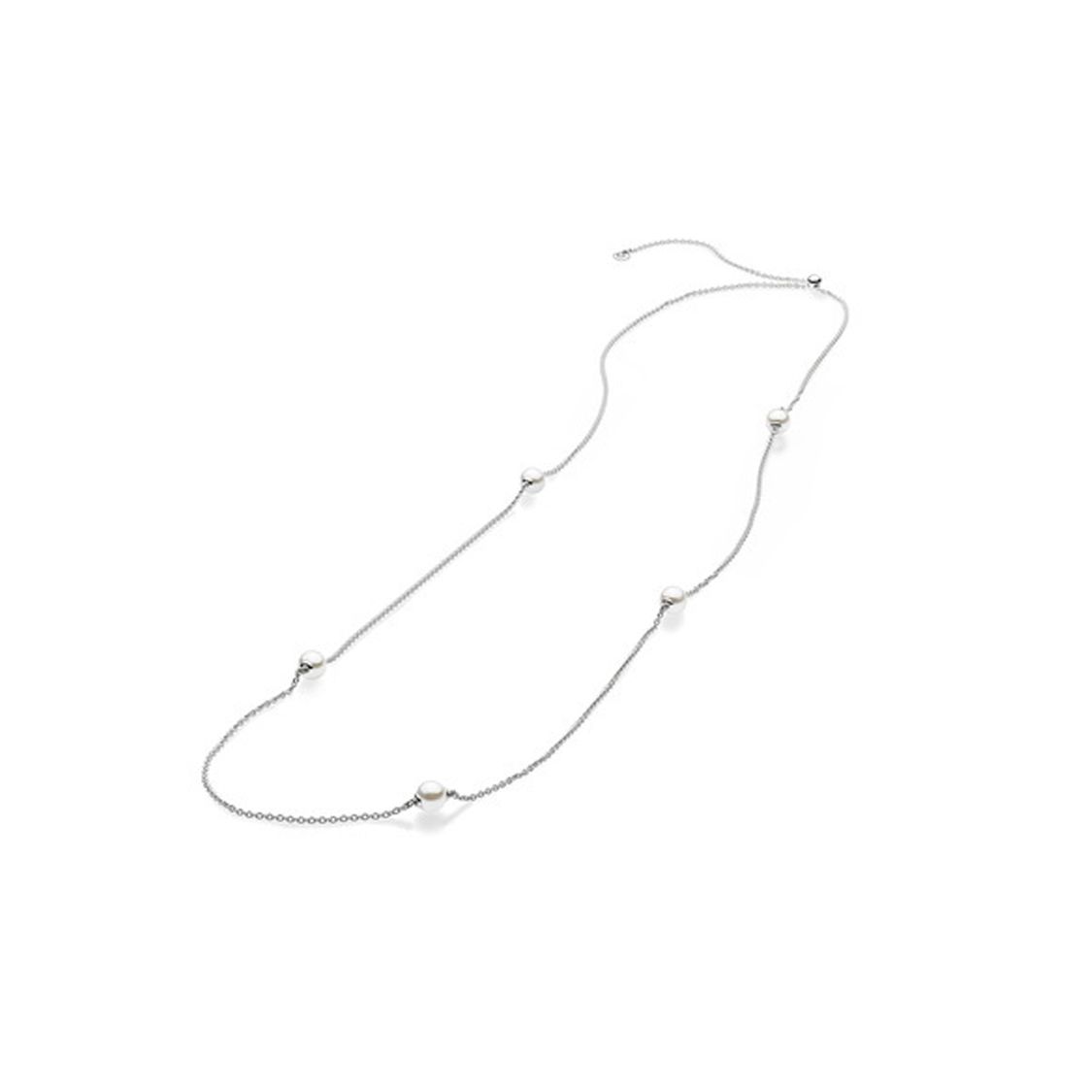 Pandora Fashionable Bright Water Drop Necklace Unisex necklace Silver 590539WCP-80 Box,Silver,F