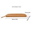 Solid Color Pen Bag PU Leather Pen Pouch Durable Pen Protective Bag  Students