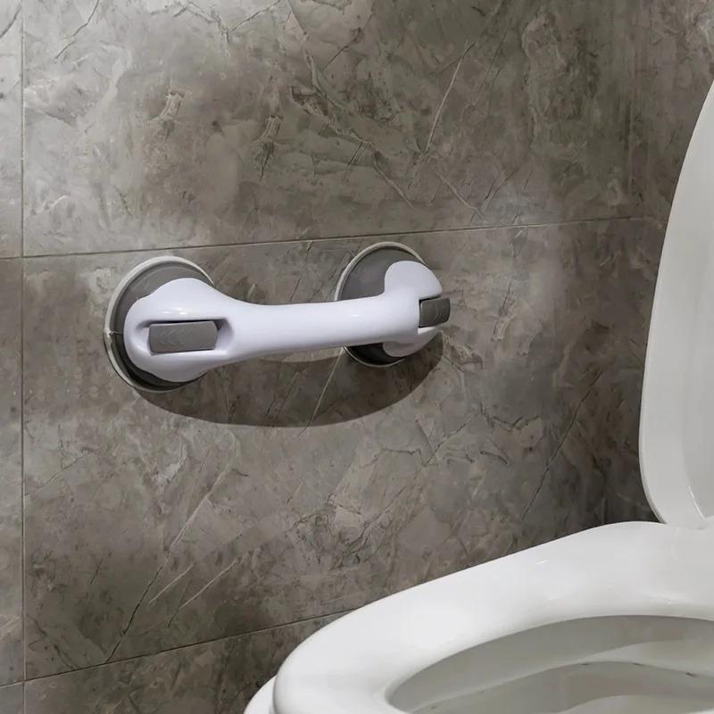 1PCS Shower Grab Bars Toilet Non-slip Support Handle Bathroom Safety Grab Rod Handles  Elderly Child Vacuum Suction Cup Handrail