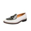 Brock Tassel Casual Leather Shoes Trendy British Pointed Nightclub Hair Stylist Shoes Heightening Groom Shoes