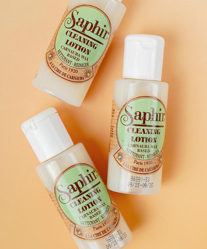 Saphir Leather Cleaning Lotion 50Ml Bag And Shoe Stain Remover Cleaner