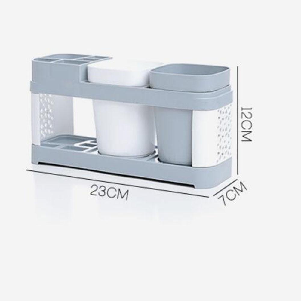 Badezimmer-Waschbecherhalter Geeignet für Zahnbürste Zahnpasta Aufbewahrung