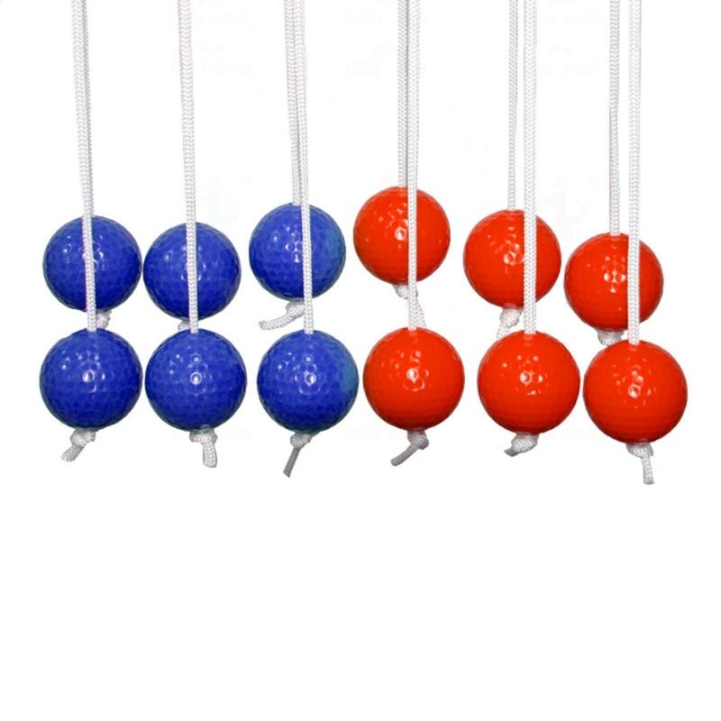 6Pcs Golf Tossing Ball Replacement Outdoor Lawn Yard Golf Throwing Ball Hard Golf Training Ball for Ladders Toss Game