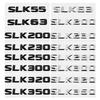 Automotive 3D Digital Alphabet Trunk Badge Decal for Mercedes Benz SLK55 SLK63 SLK200 SLK230 SLK250 SLK280 SLK300 SLK320 SLK350