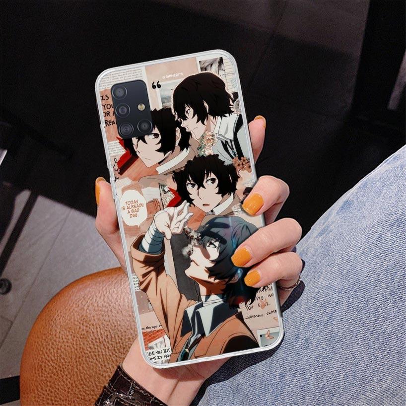 Bungo Stray Dogs Poster Anime Phone Case For Samsung Galaxy A52 A32 A22 A12 A51 A31 A50S A30S A20S A10S Note 20 Ultra 10 Plus S1