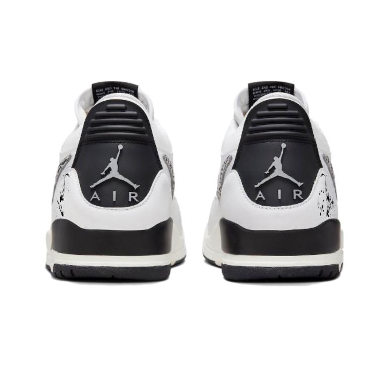 Jordan Legacy 312 Cushioning Slip Resistant Abrasion Resistant Breathable Mid top Vintage Basketball Shoes Men's CD7069-110(Team10-)
